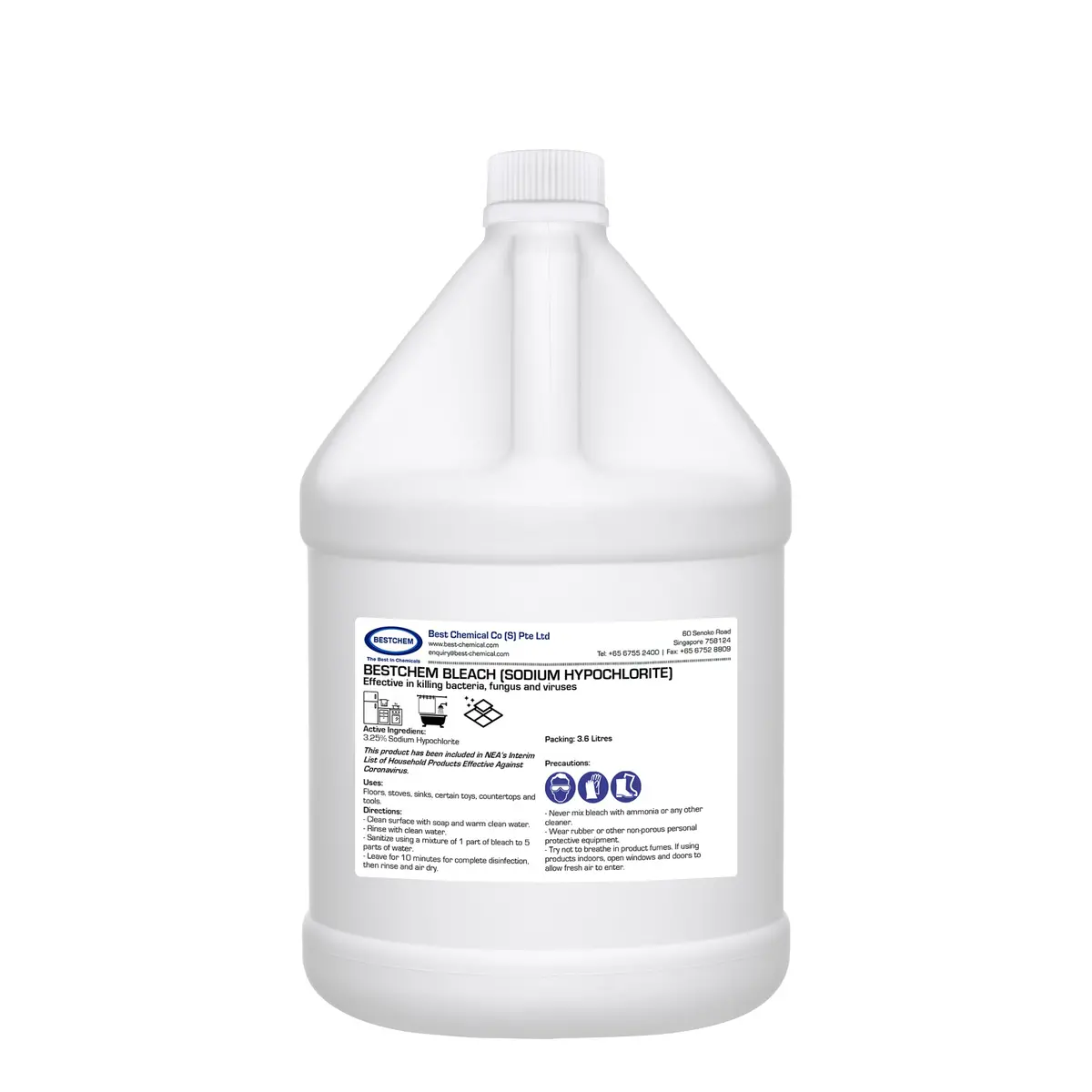 Bestchem Bleach (Sodium Hypochlorite) 1