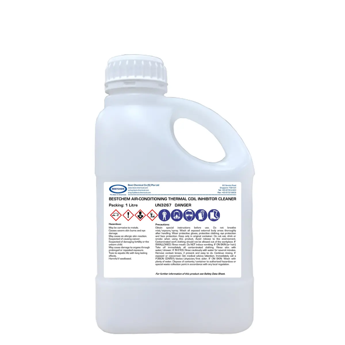 Bestchem Air-Conditioning Thermal Coil Inhibitor Cleaner 1