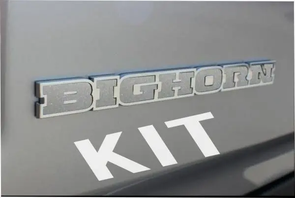 Kit:  Bighorn Emblem Overlay Decal Set - 2019 2020 2021 2022 2023 2024 Ram Bighorn 2500 1