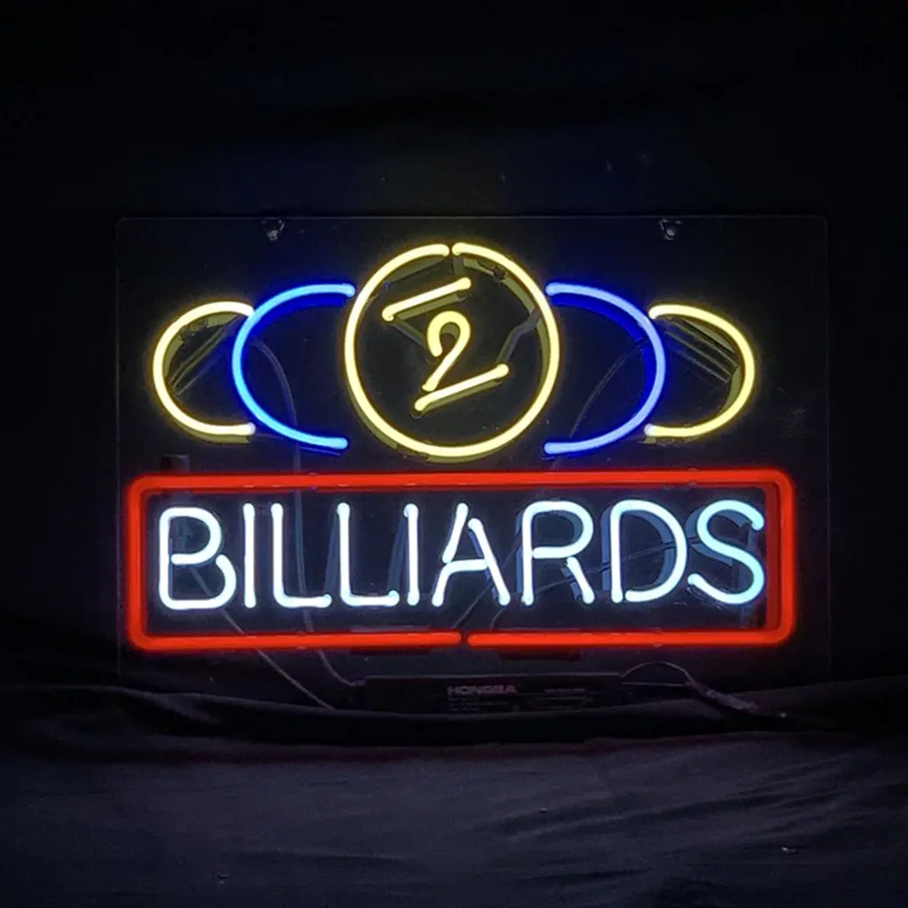 Billiards Game Neon Sign Light 1