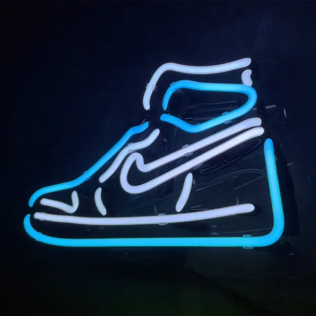 Blue Sneaker Neon Signs Light 1