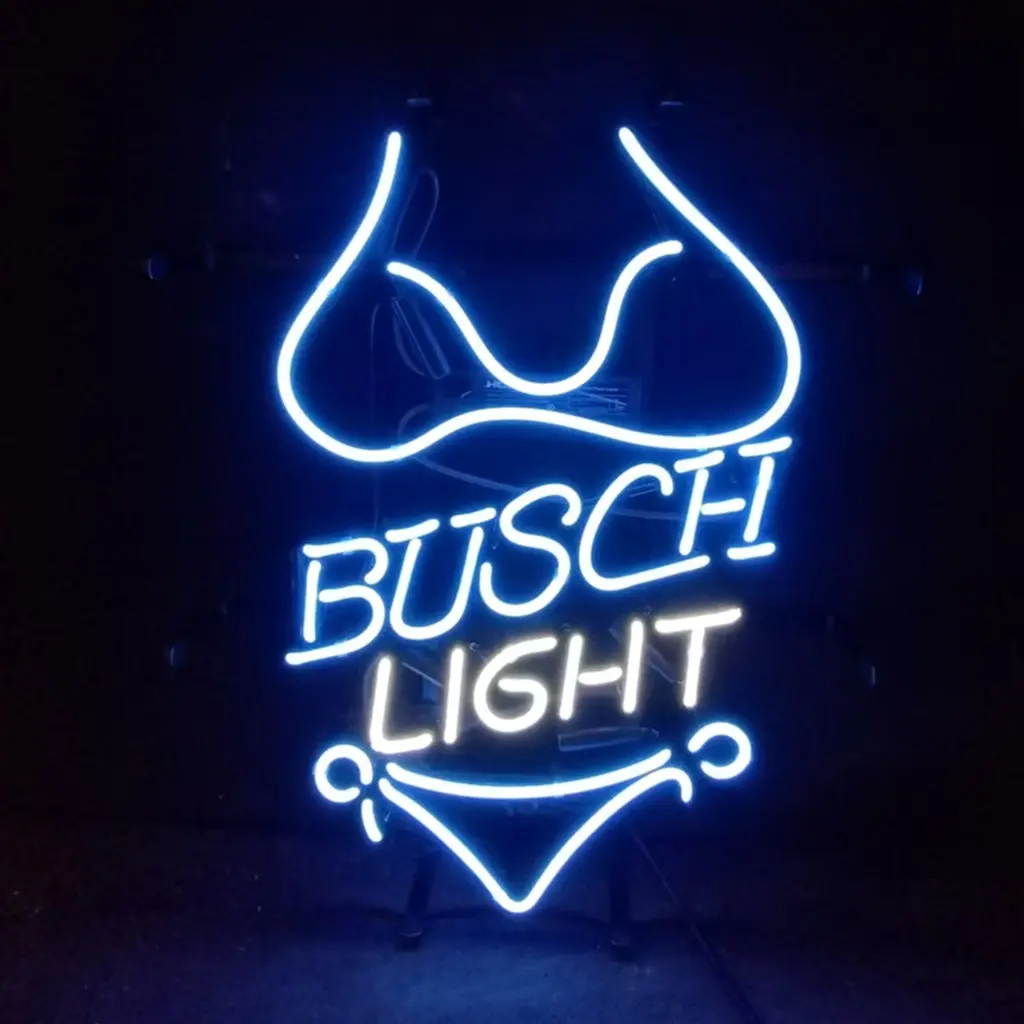 Blue Bikini Sets Busch Light Neon Light Sign 1