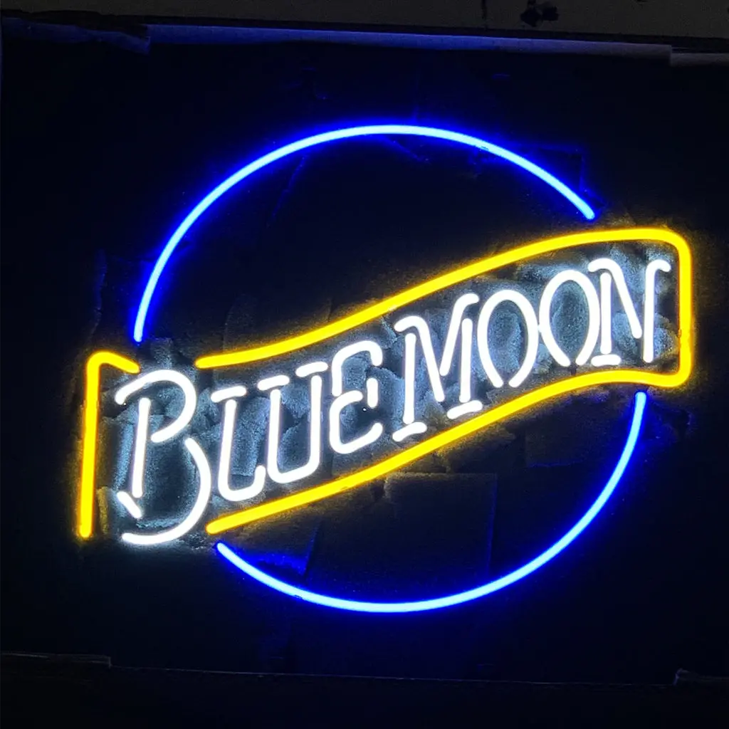 Blue Moon Beer Neon Light Sign 1