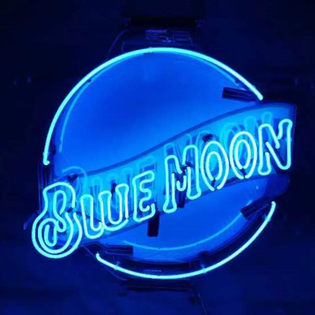 Blue Moon Beer Logo Neon Signs 1