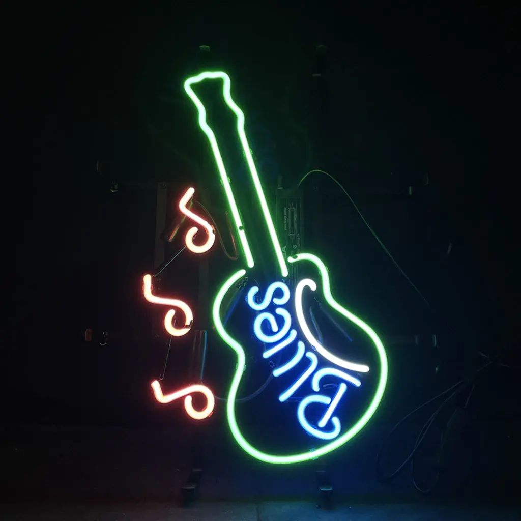 Blues Guitar Neon Signs Light 1