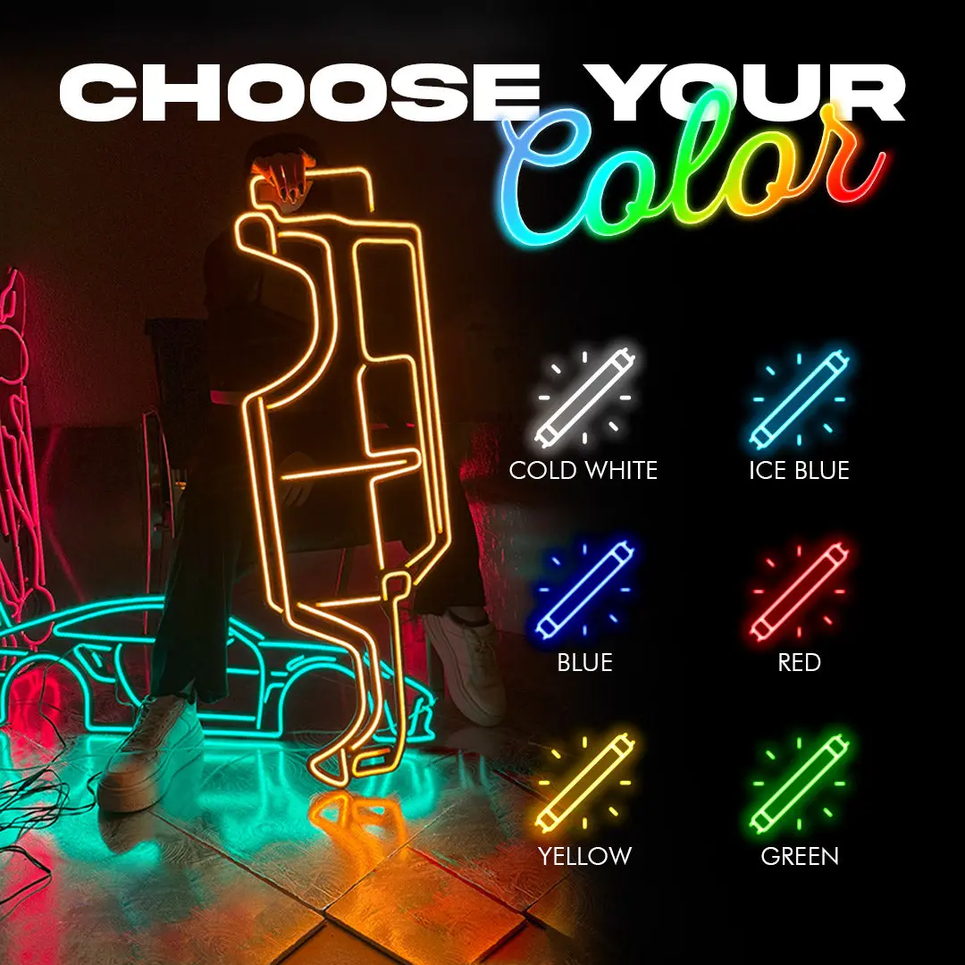 2005 350Z Metal Neon Car Wall Art - Mtn0007 7