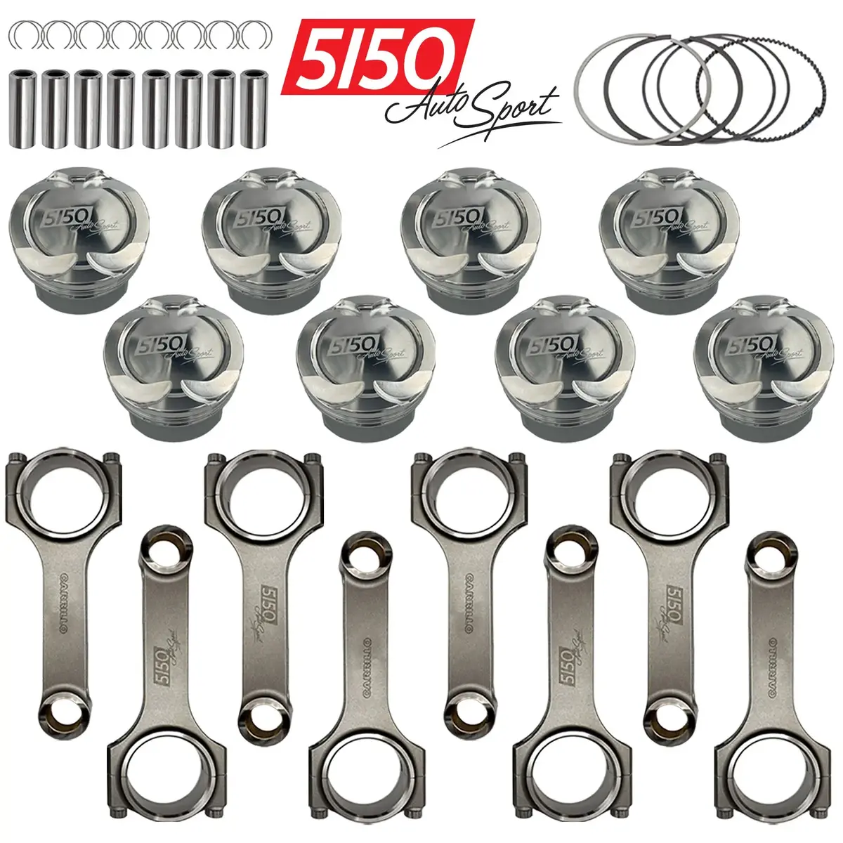 BMW N63 Forged Rod and Piston Assembly