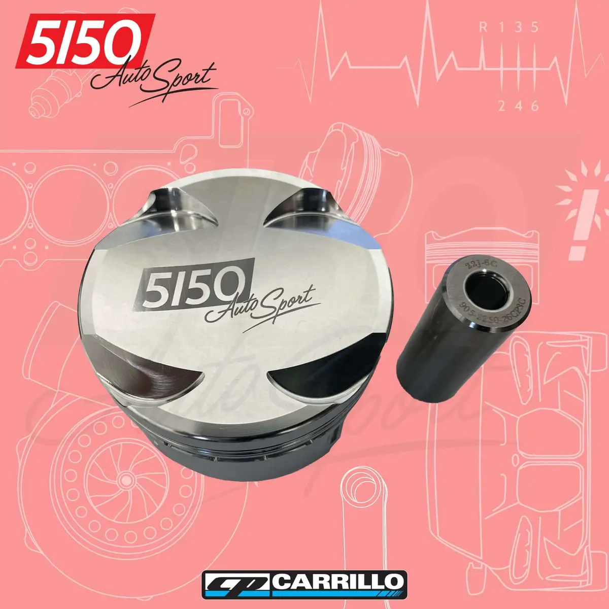 S58 Stroker Piston 1