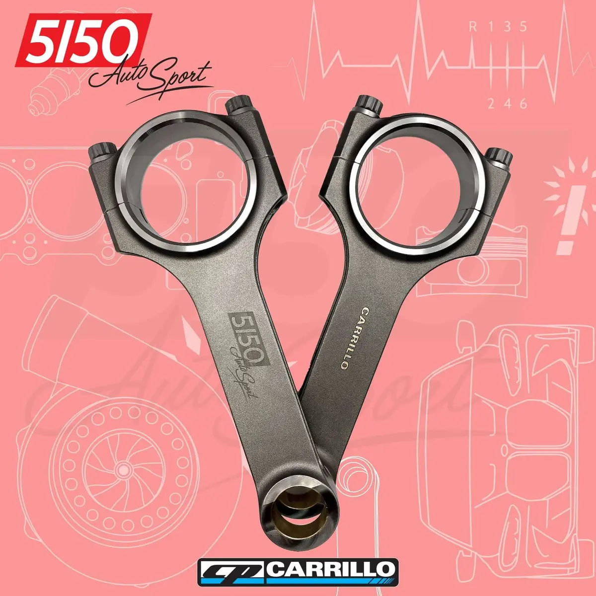 Cp-Carrillo Connecting Rod Set, Bmw B58 Pro-Xtreme 1