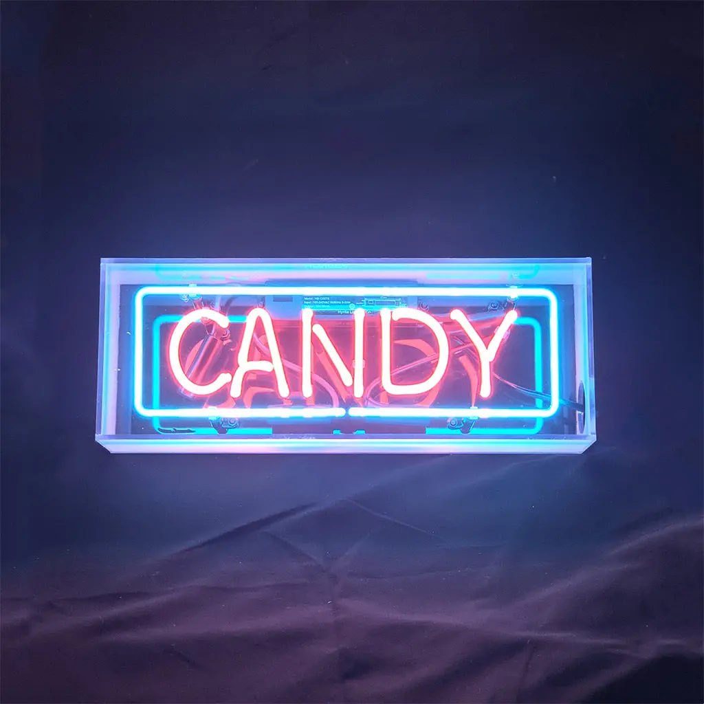 Candy Acrylic Box Neon Signs 1