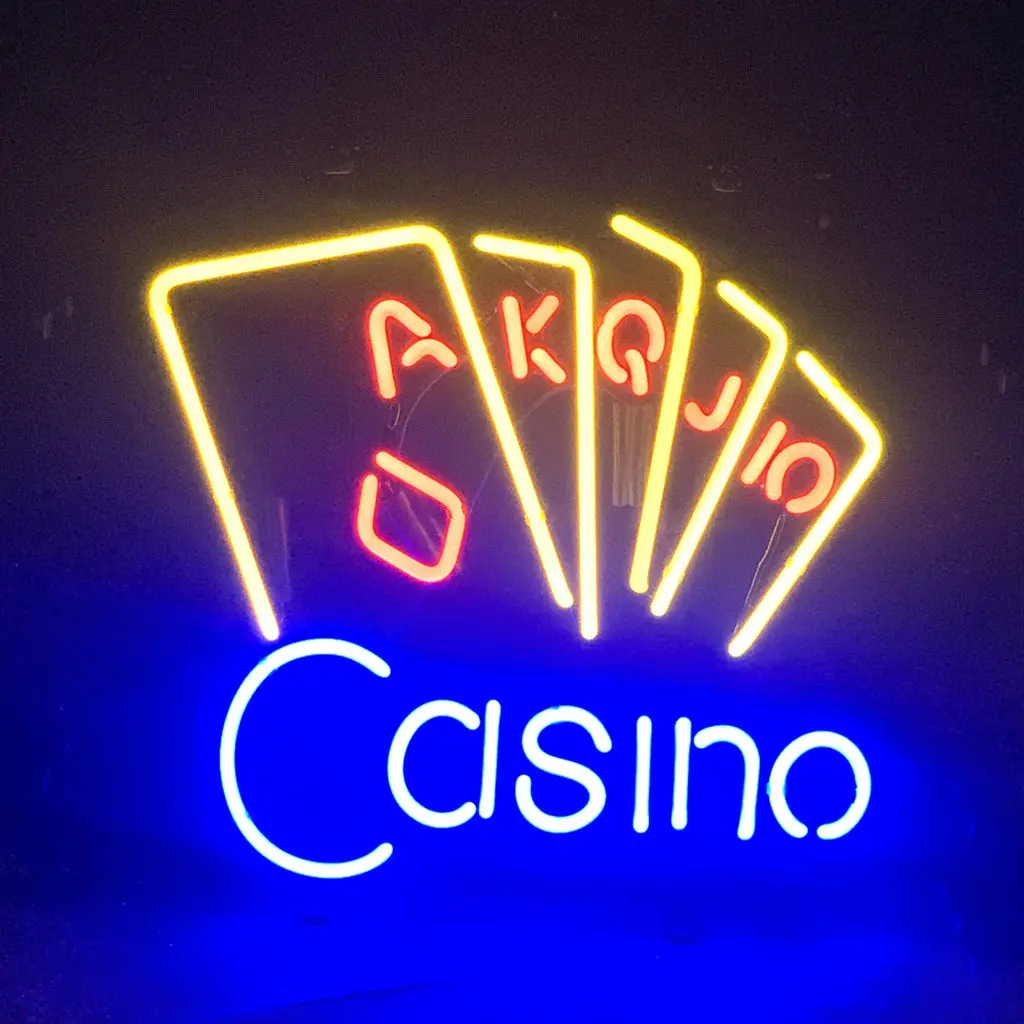 Casino Poker Neon Sign Light 1