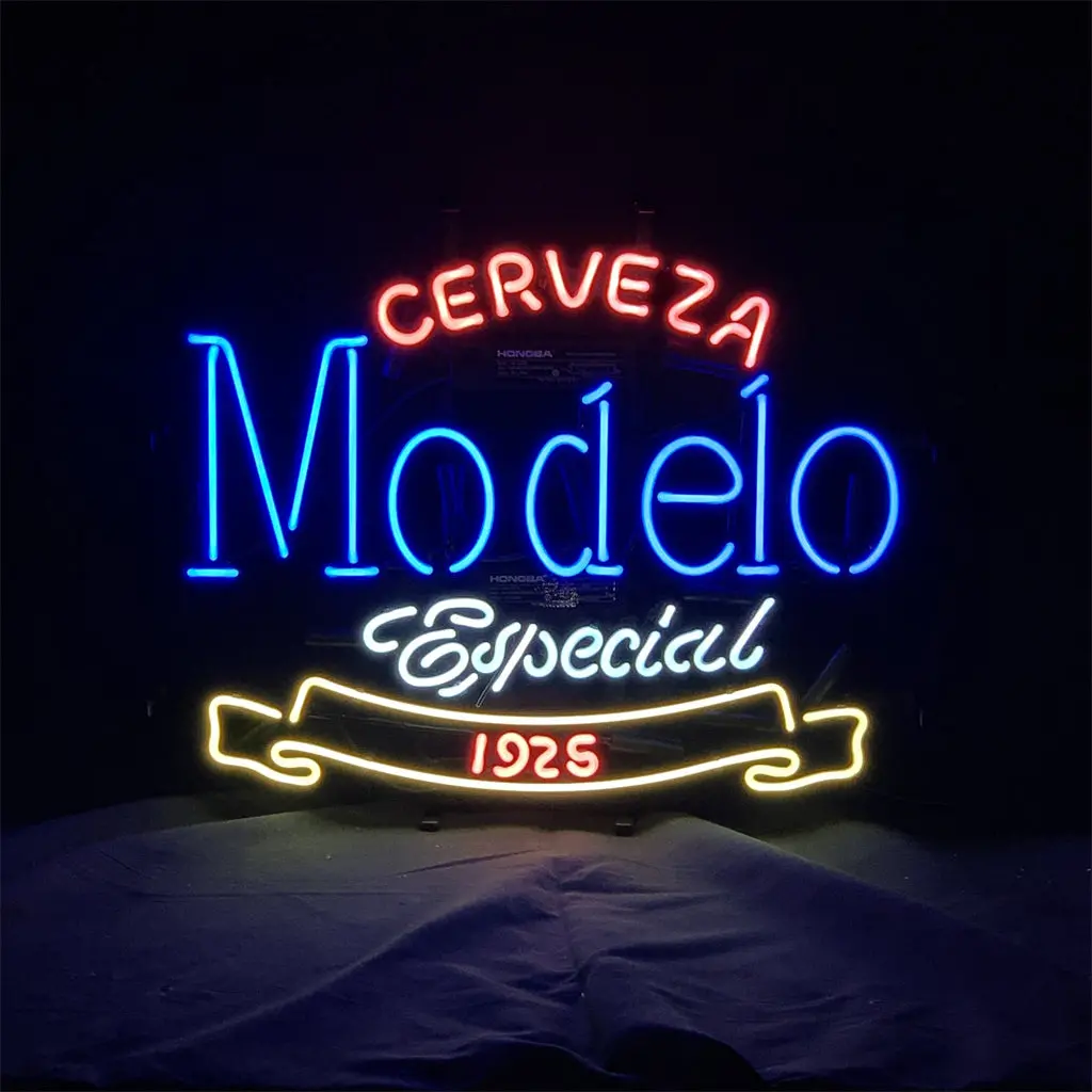Cerveza Modelo Especial 1925 Beer Logo Neon Sign Light 1
