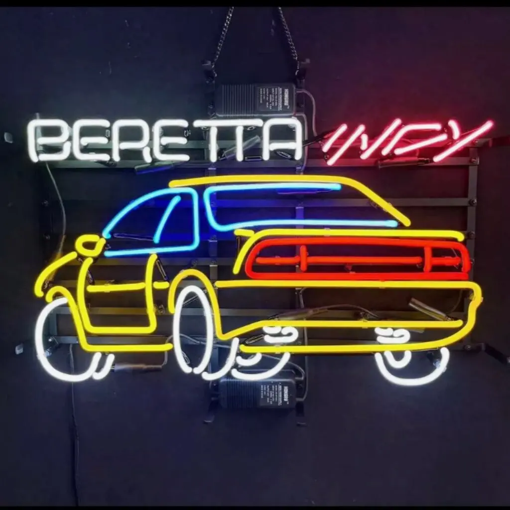 Chevorlet Beretta Indy Car Neon Signs 1