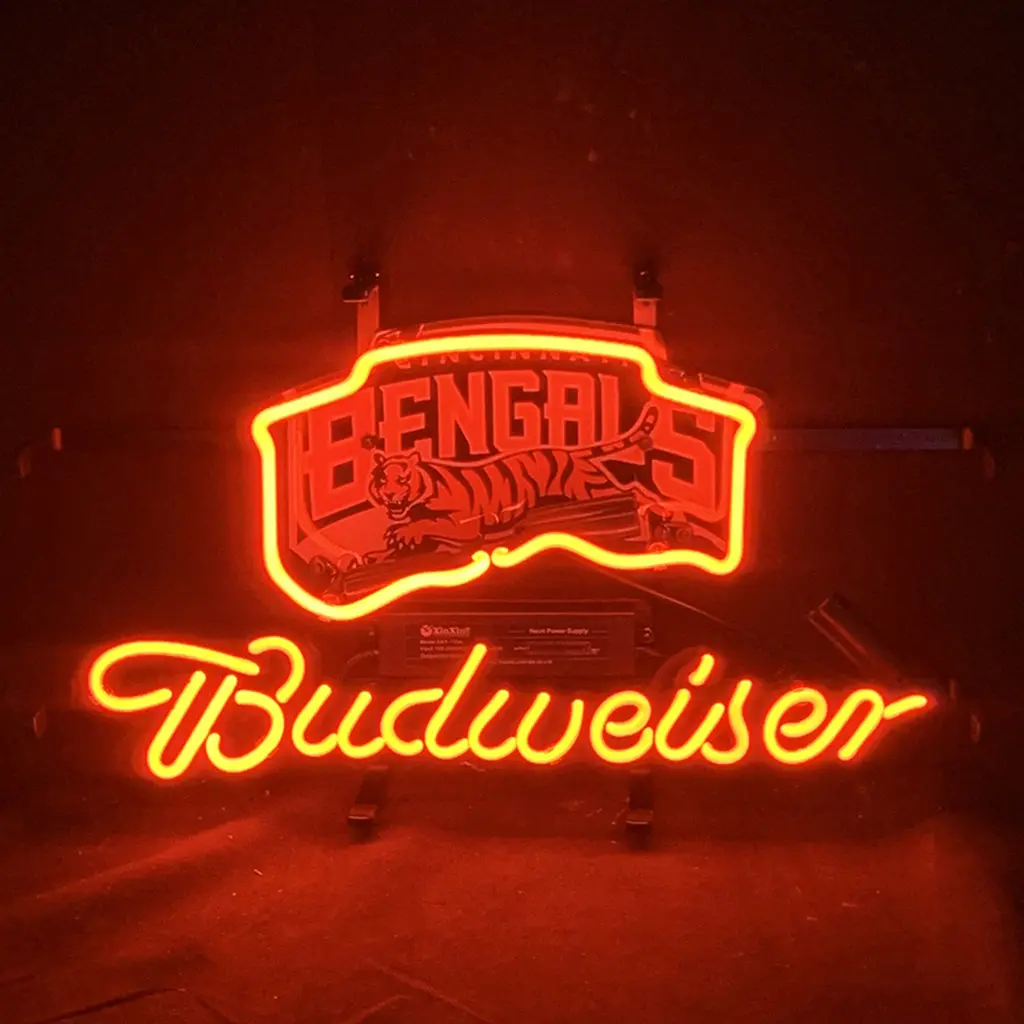 Cincinnati Bengals Budweiser Neon Signs 1