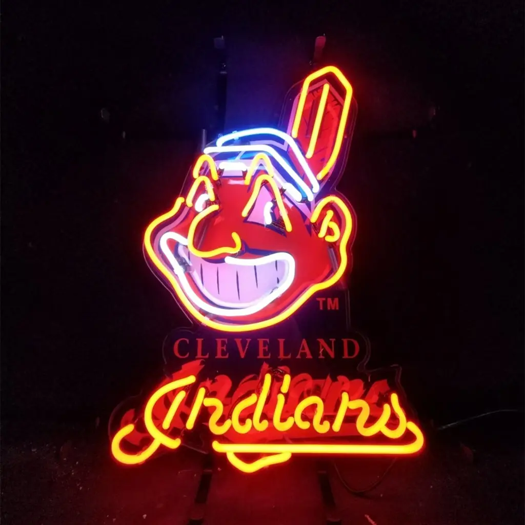 Cleveland Indians Neon Signs 1