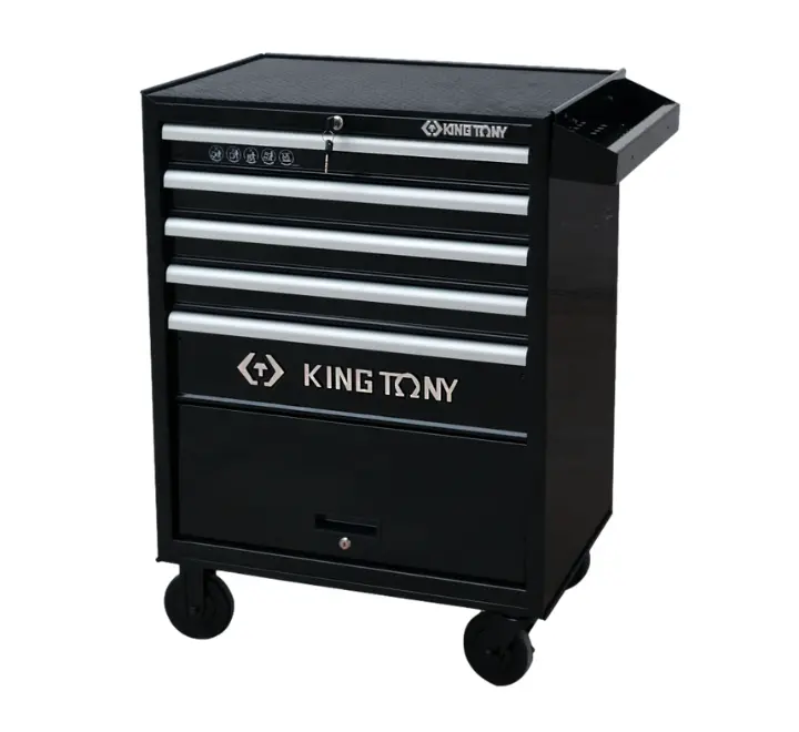 Caja De Herramientas 5 Gavetas Con Rueda 22" Color Negro | King Tony 1