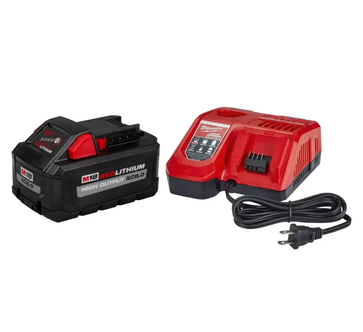 M18 Batería Y Cargador Xc 8.0 High Output Kit De Inicio | Milwaukee 1