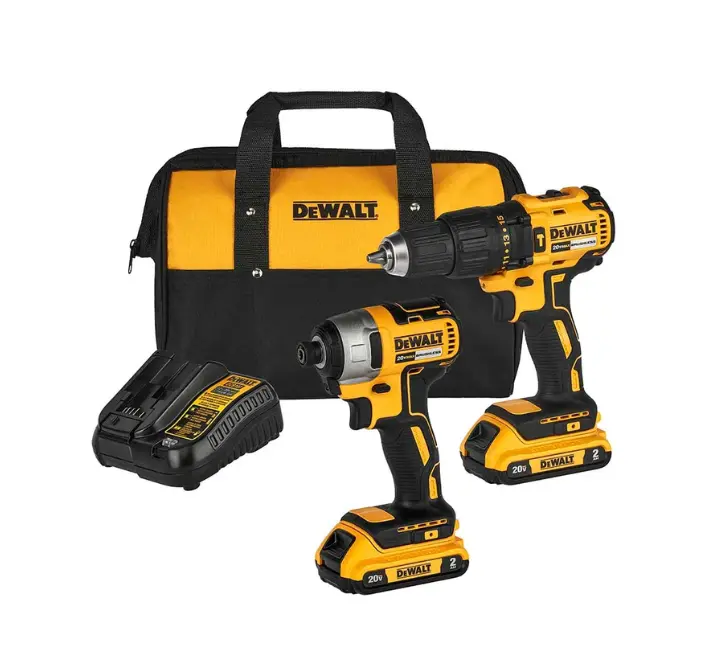 Combo Taladro Percutor Atornillador 1/2" 20 V + Atornillador De Impacto 1/4" | Dewalt 1