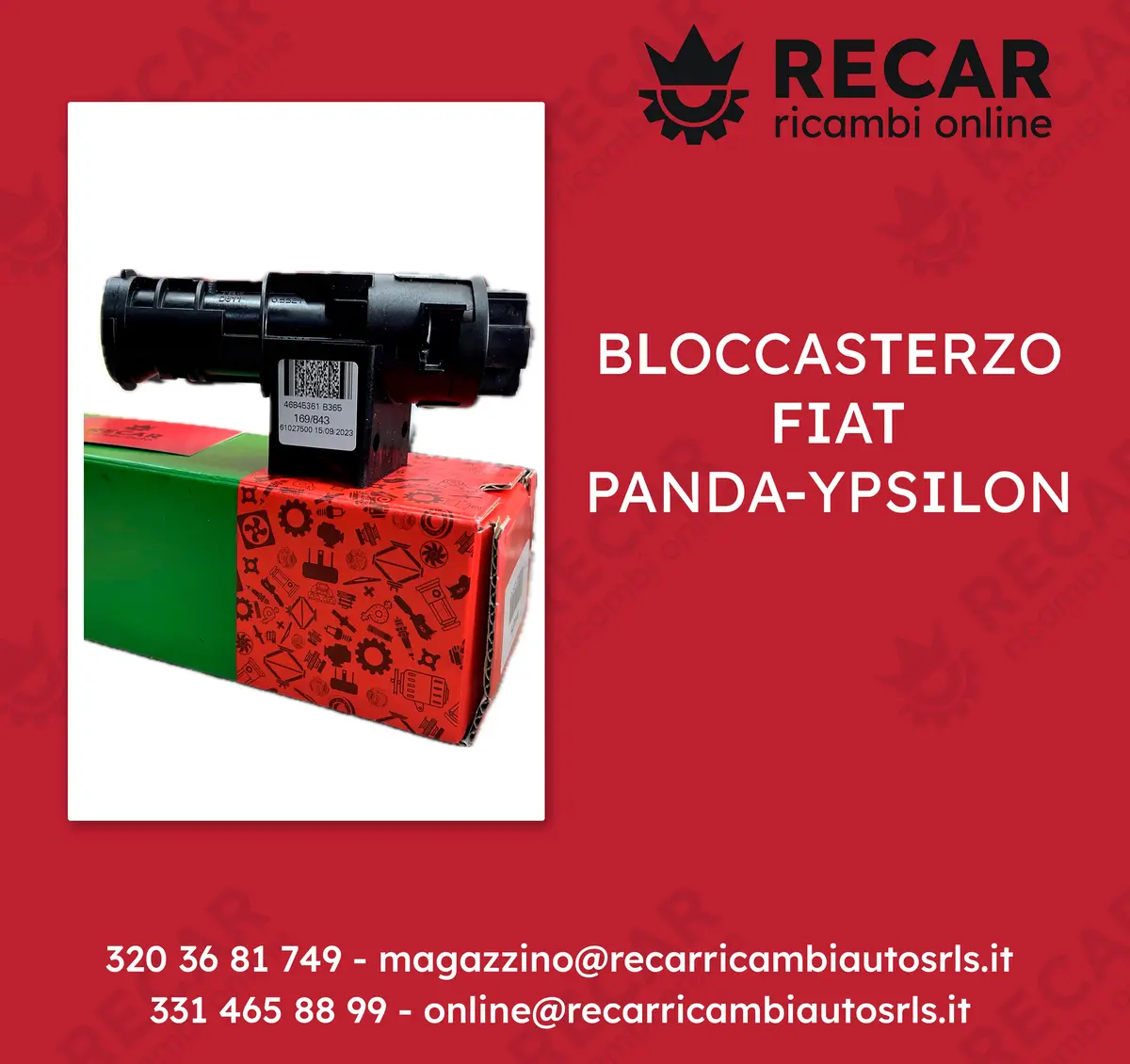 Bloccasterzo Panda 169 2003-2012 Ypsilon Da 2003 A 2011 1