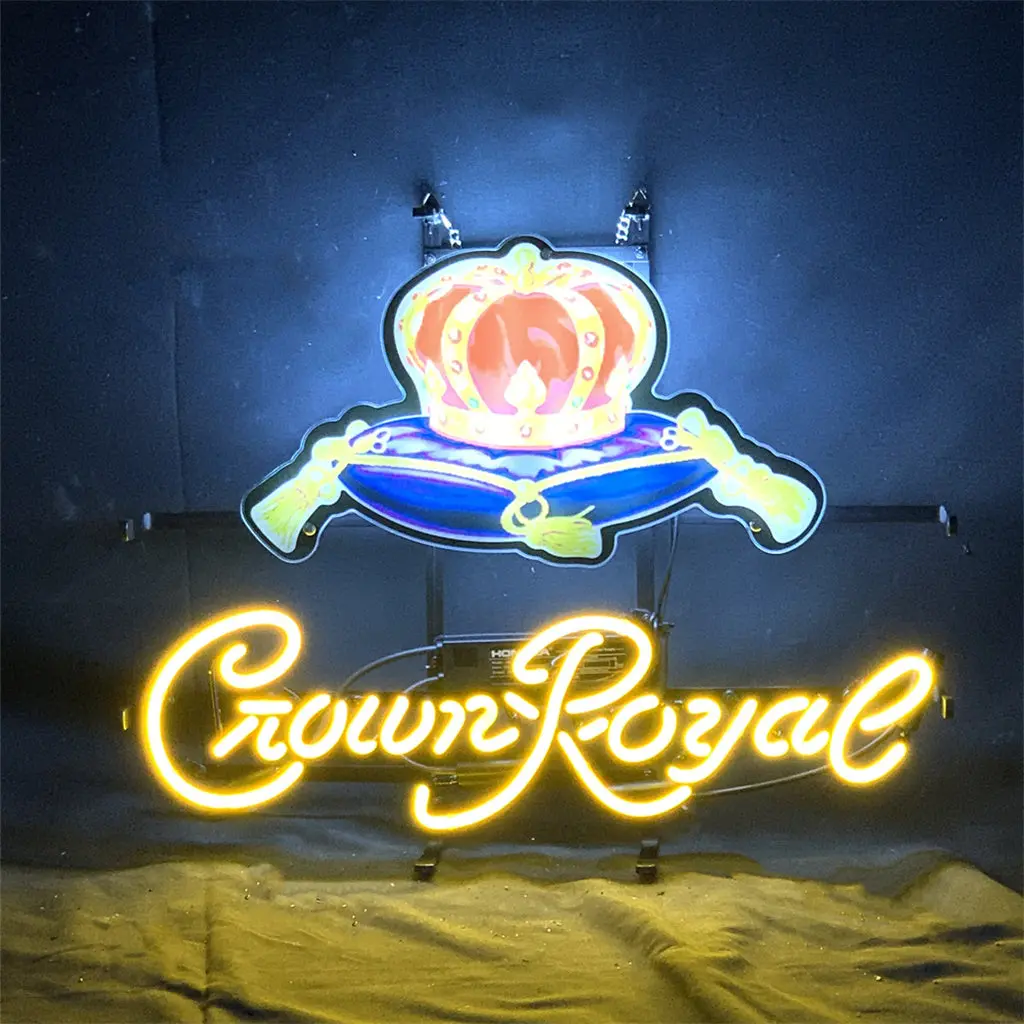 Crown Royal Whiskey Neon Signs Light 1