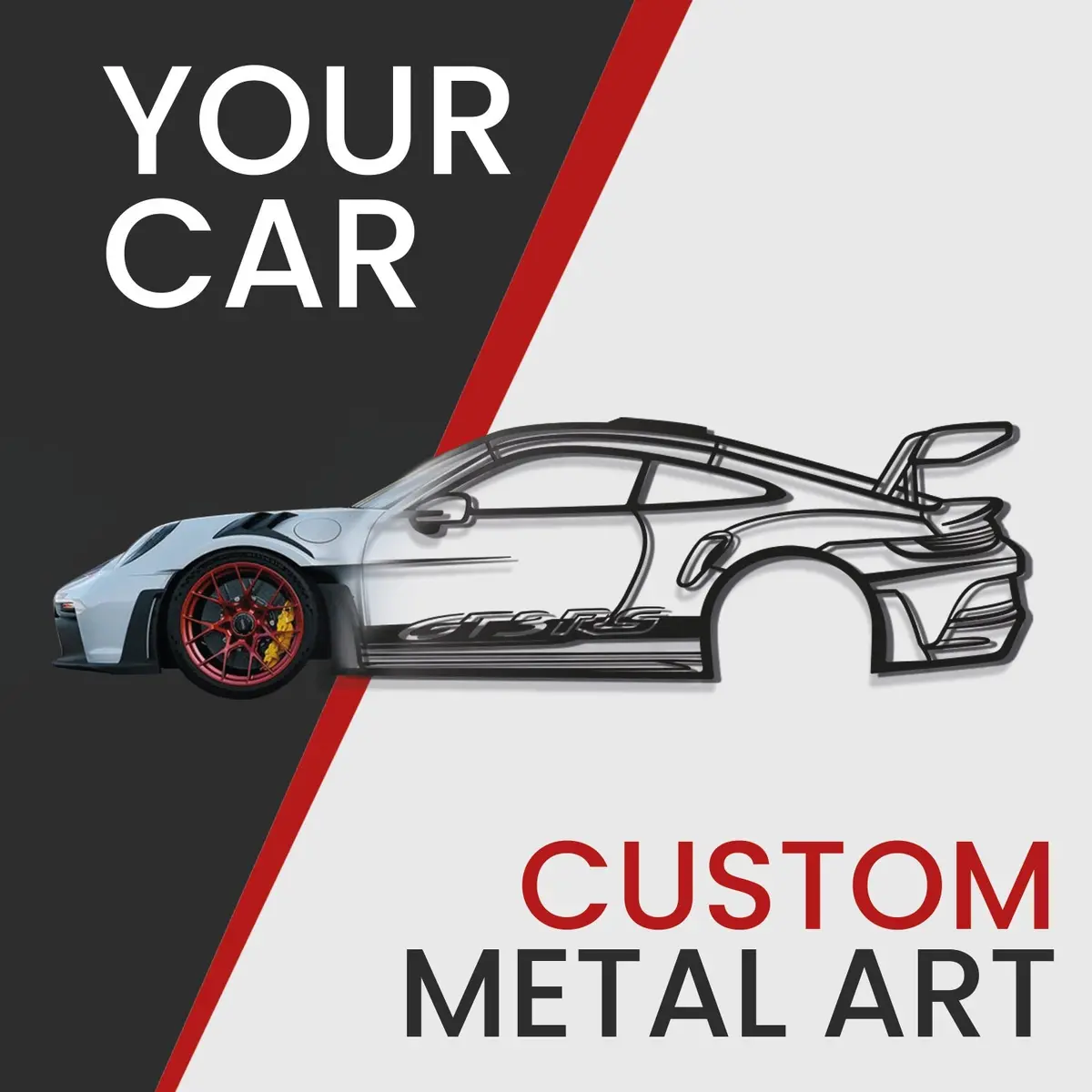 Your Personalized Car Metal Wall Art - Mt1113 1