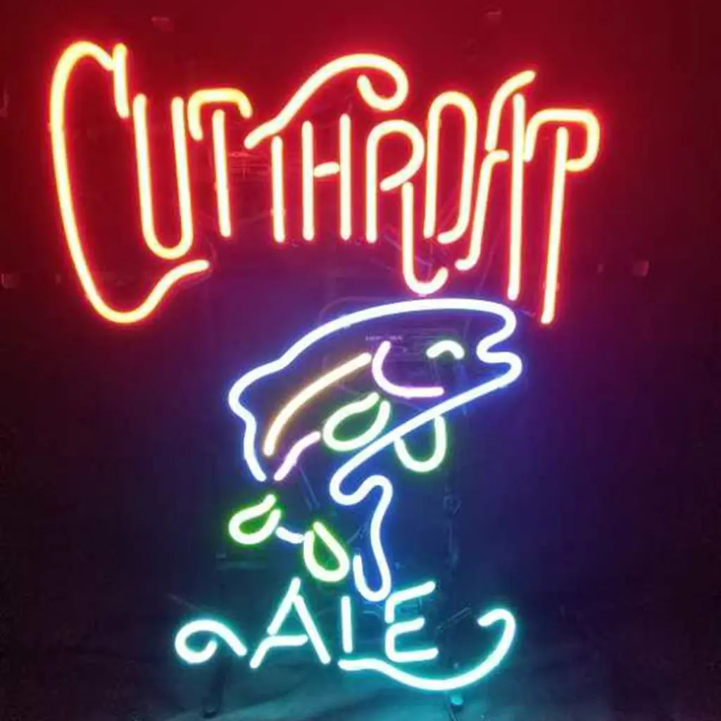Cutthroat Ale Fish Neon Light Sign 1