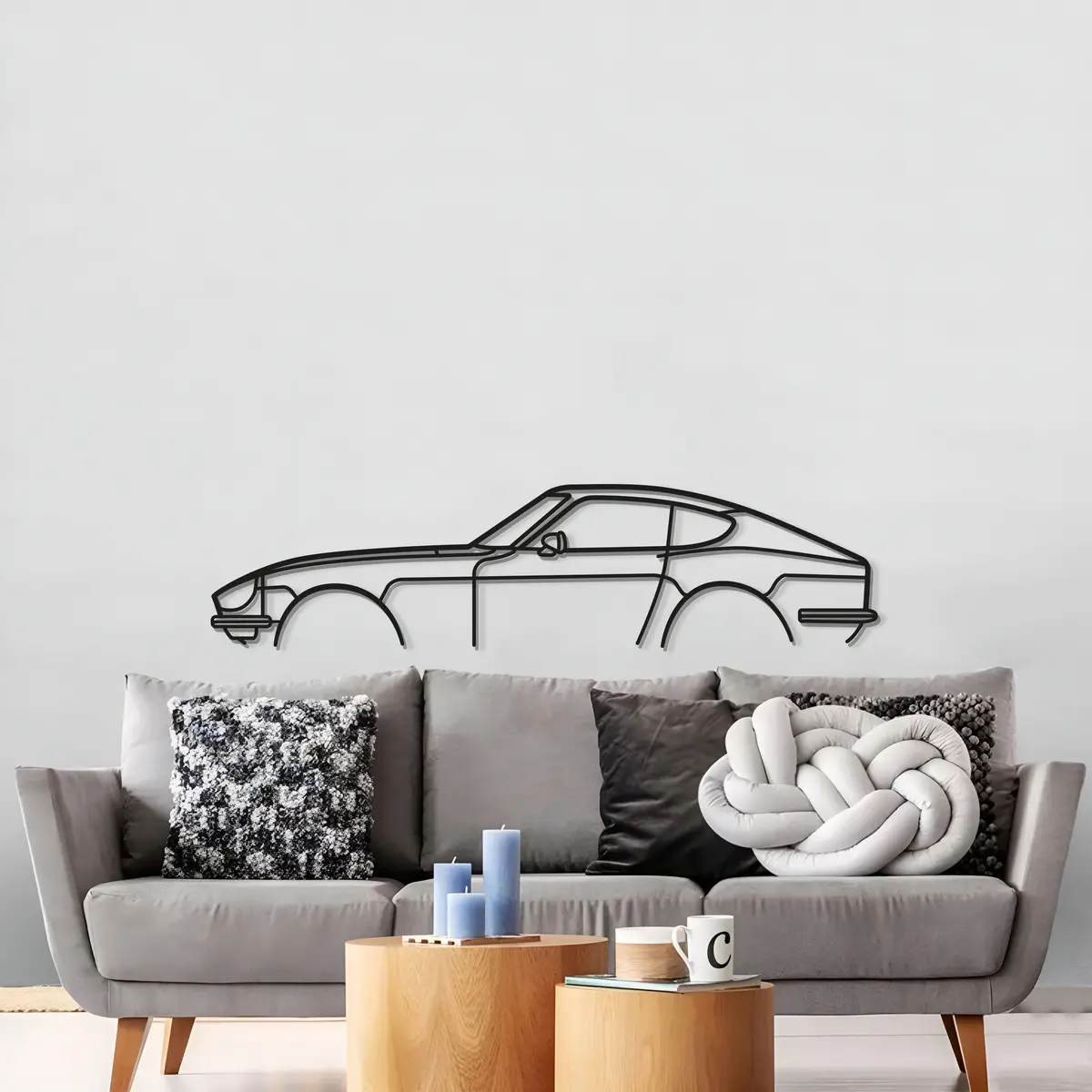 240Z 280Z Classic Metal Car Wall Art - Mt0830 3