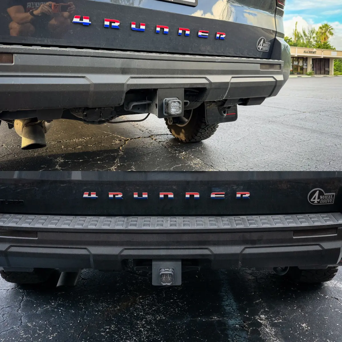 Acrylic Hitch Fade Fix Plate - 2025+ 4Runner 1
