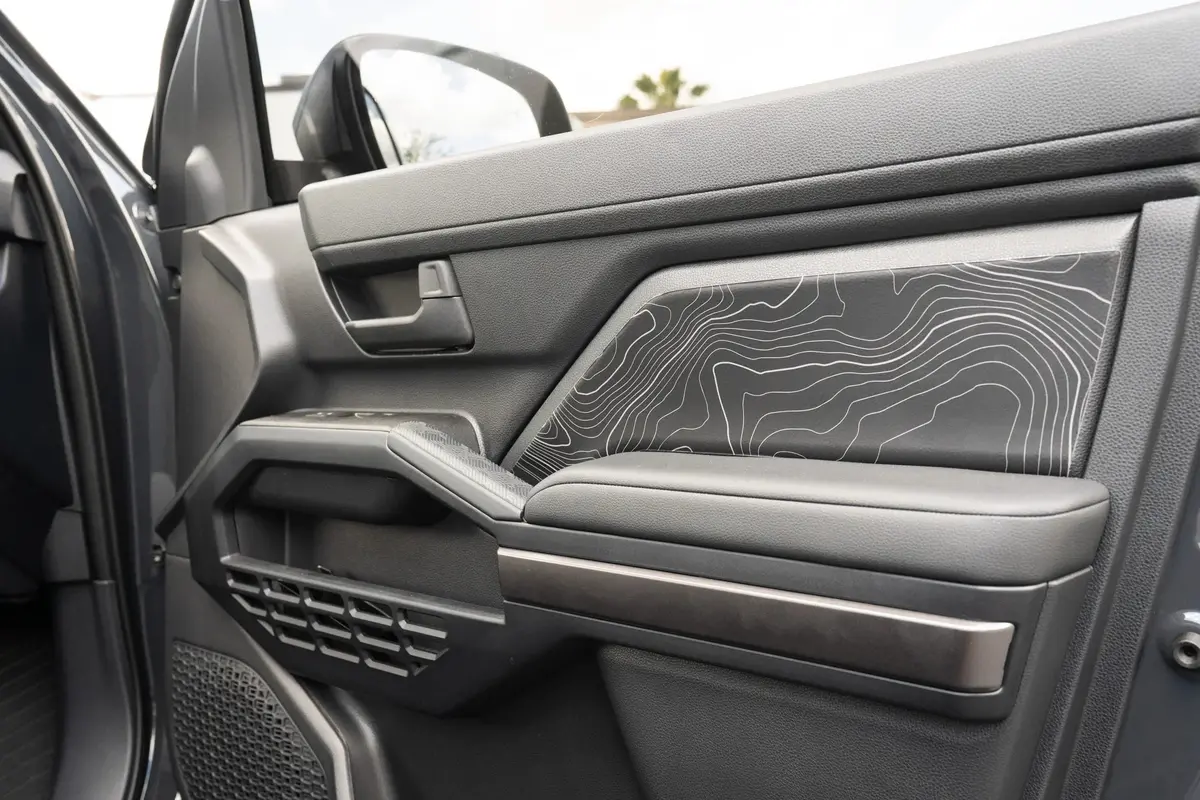 Topographic Front Door Armrest Panel Protection - 2024+ Tacoma / 2025+ 4Runner 1