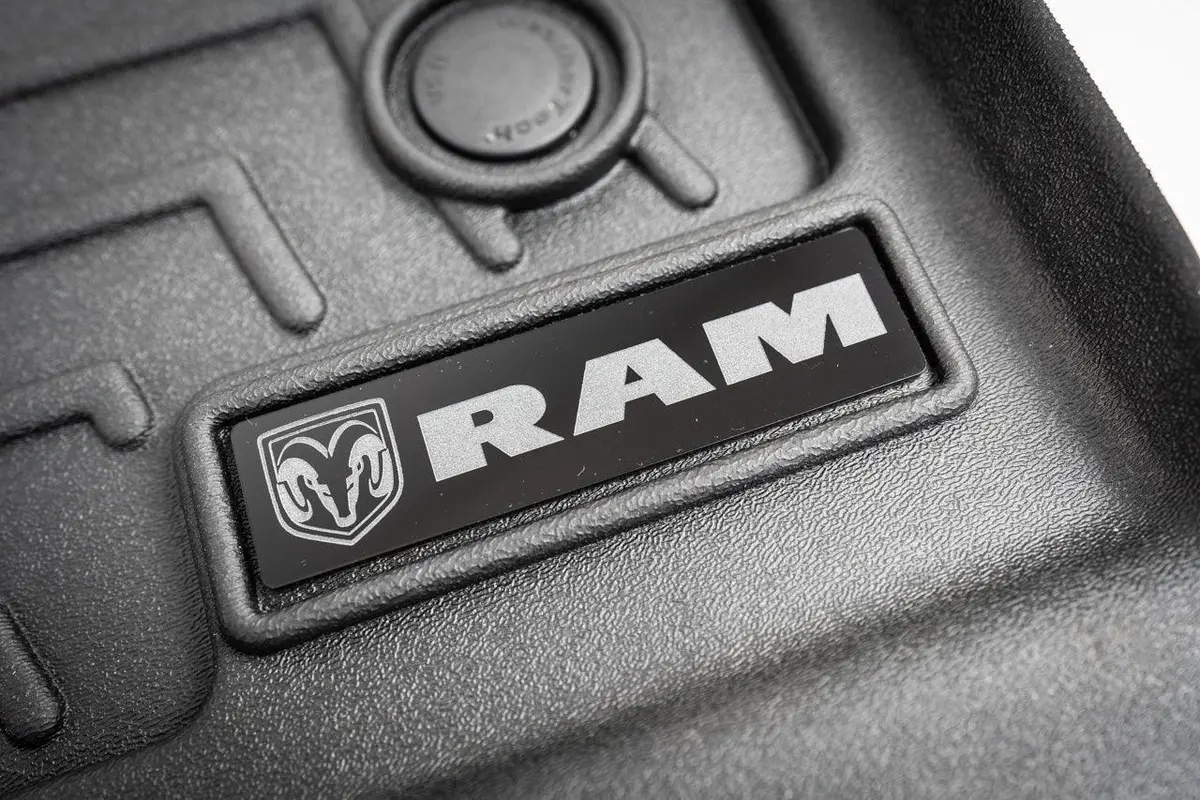 Acrylic Ram Emblem Inserts For Weathertech Floor Mats (Single) 1