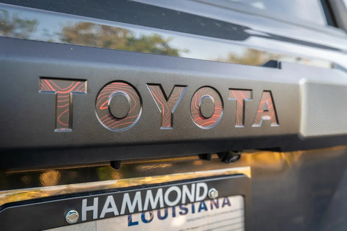 Toyota Topographic Rear Liftgate Emblem Inlays - 2025+ 4Runner 1