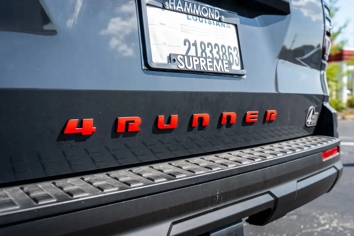 4Runner Rear Hatch Liftgate Emblem Overlays - 2025+ 4Runner 9
