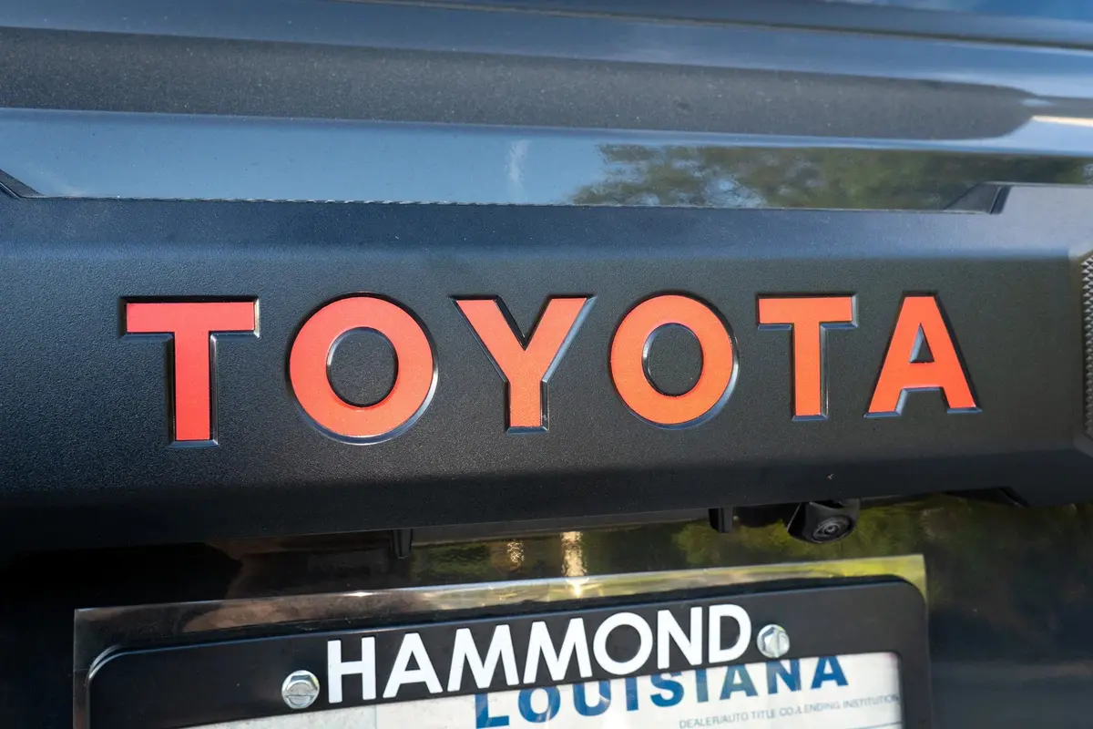 Toyota Emergency Reflective Rear Hatch Liftgate Emblem Overlays - 2025+ 4Runner 1