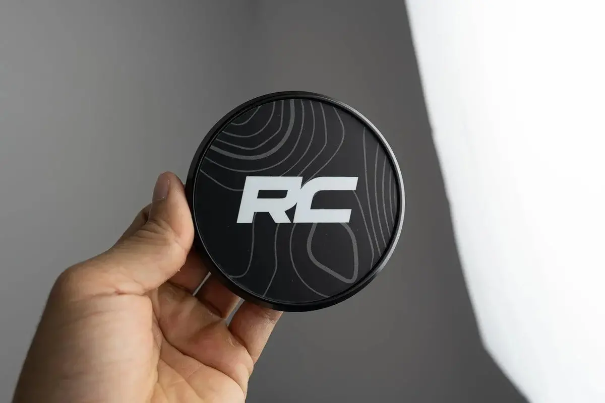 Rc 3.5" Black Series Topo Round Cover Overlays - Universal 1