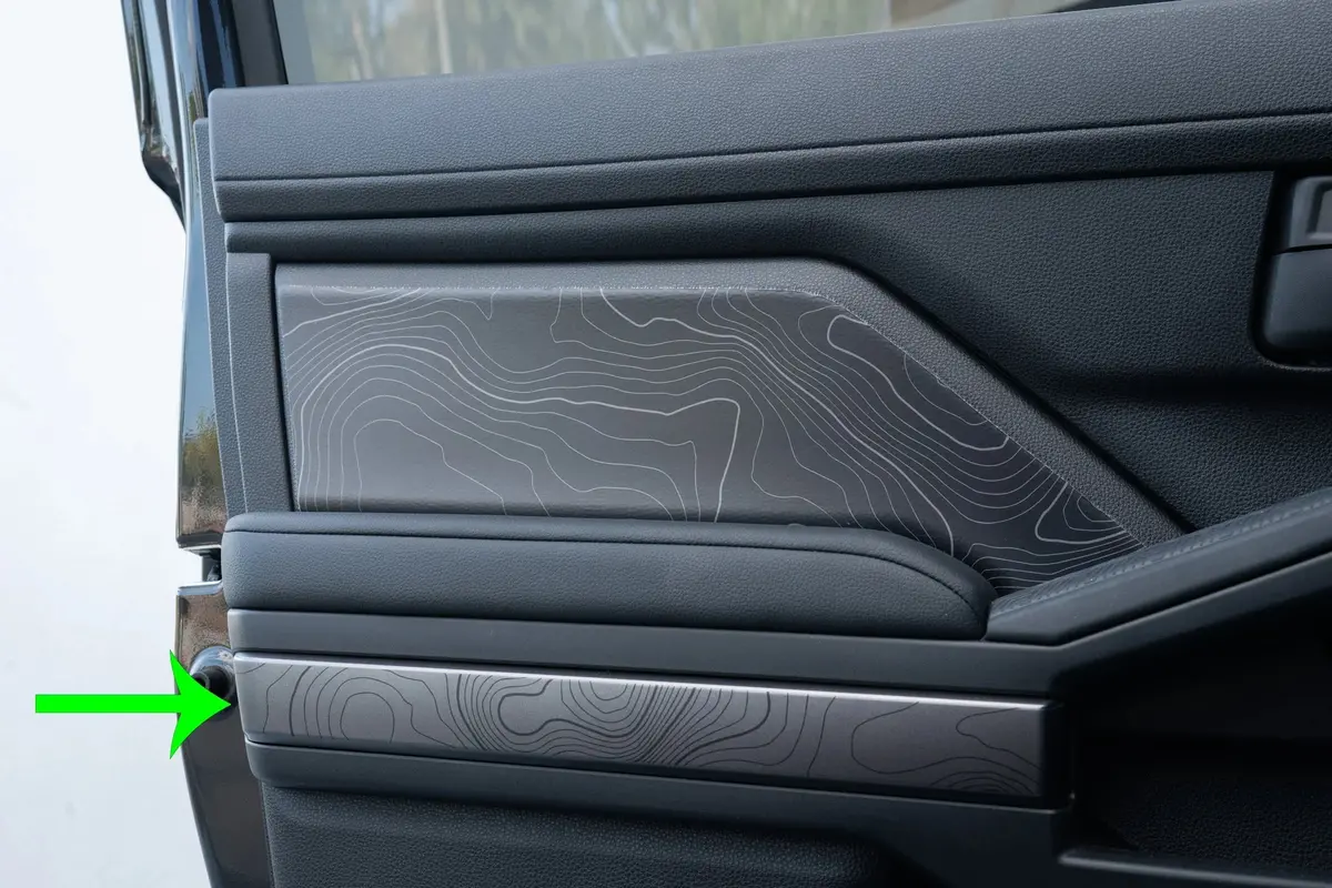Door Topographic Map Overlays - *2025+ 4Runner 1