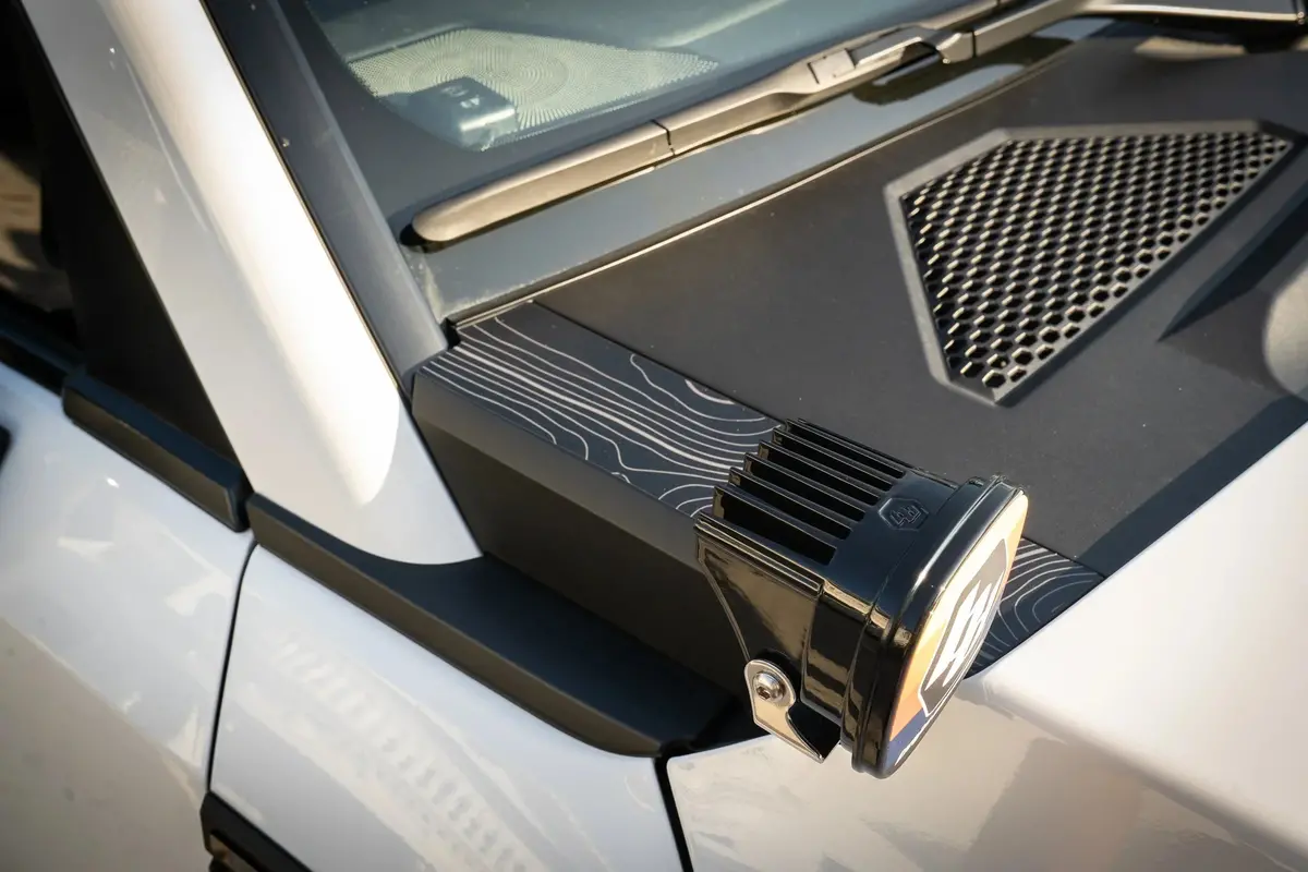 Topographic Outer Hood Trim Overlay (Top) - 2024+ Land Cruiser 1
