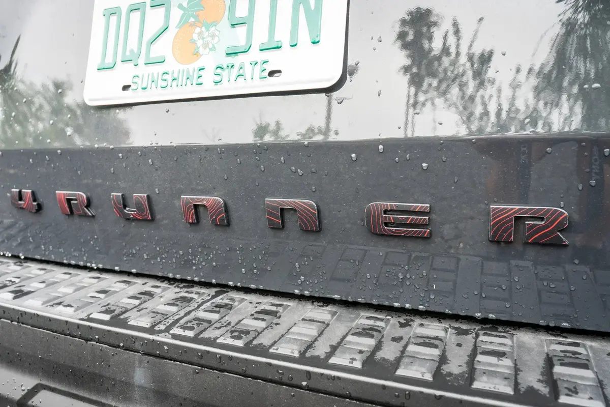 4Runner Topographic Rear Liftgate Emblem Overlays - 2025+ 4Runner 1