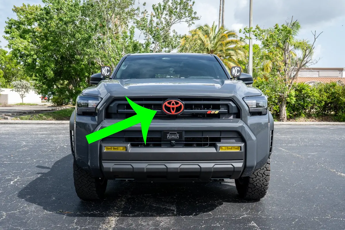 Front Oem Cover Overlays - *2024+ Tacoma / *2025+ 4Runner 1