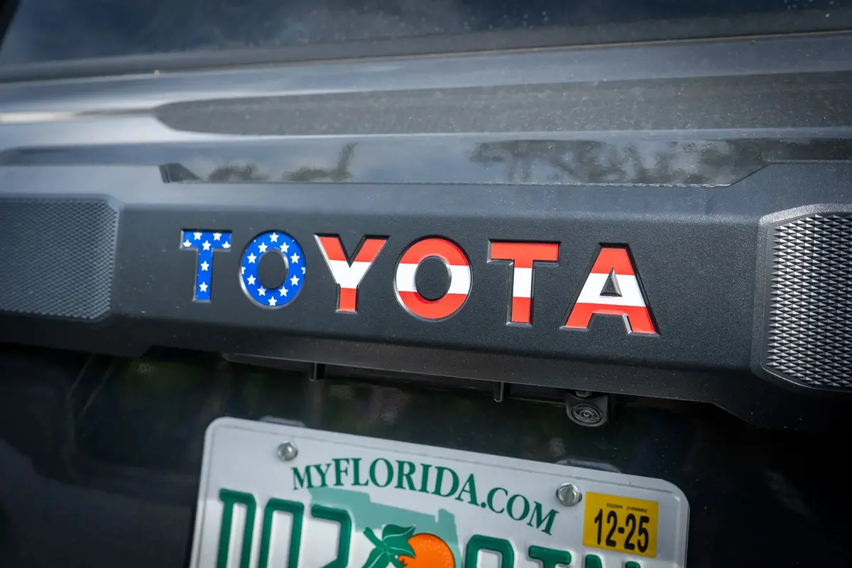 Toyota Freedom Series Rear Hatch Liftgate Emblem Inlays - 2025+ 4Runner 1