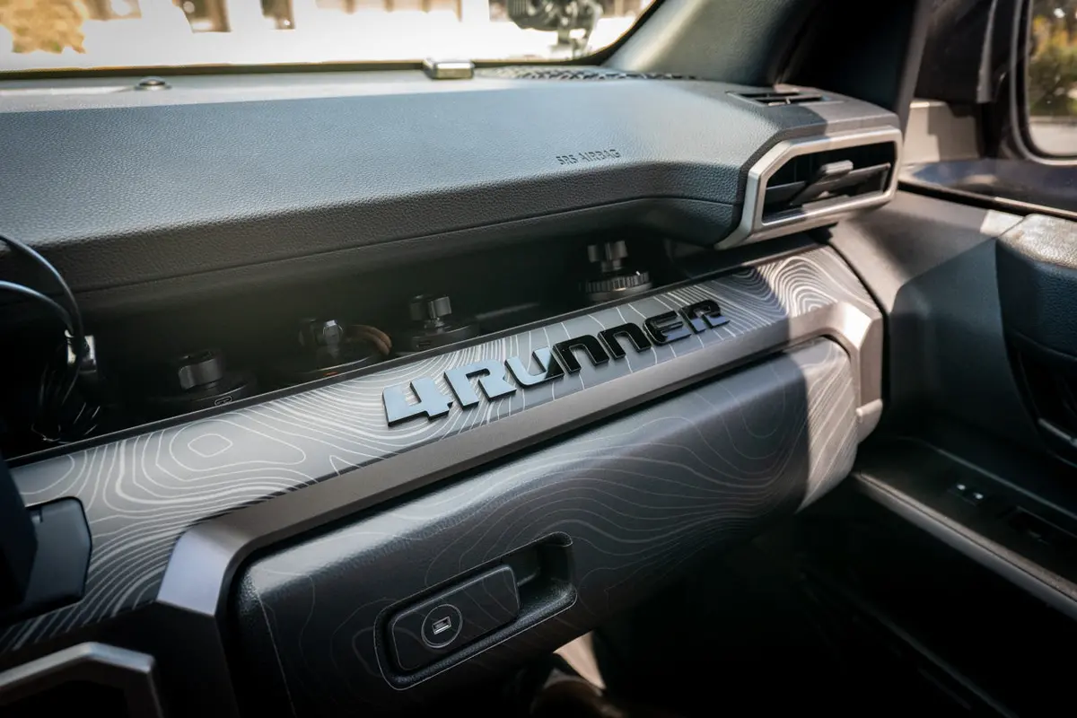 Full Width Topographic Dash Wrap - 2025+ 4Runner 1