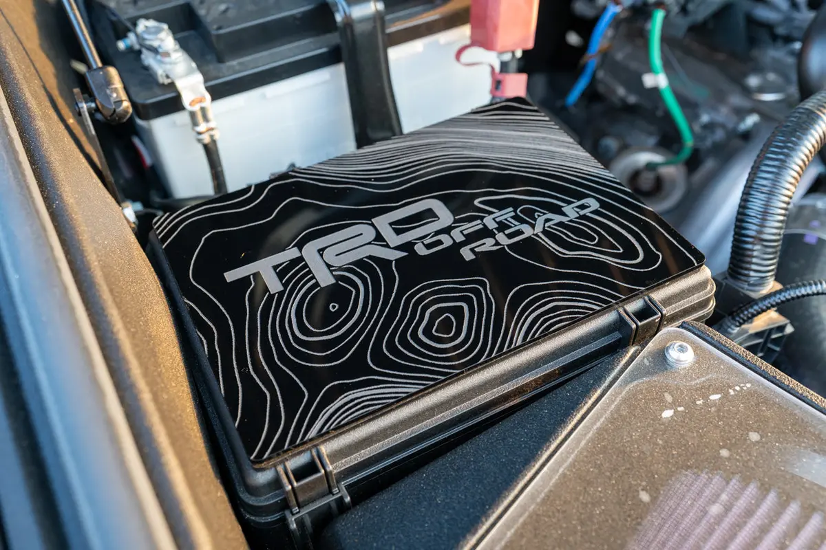 Trd Offroad Special Edition Fuse Box Acrylic Plates - *2024+ Tacoma / 2025+ 4Runner 1