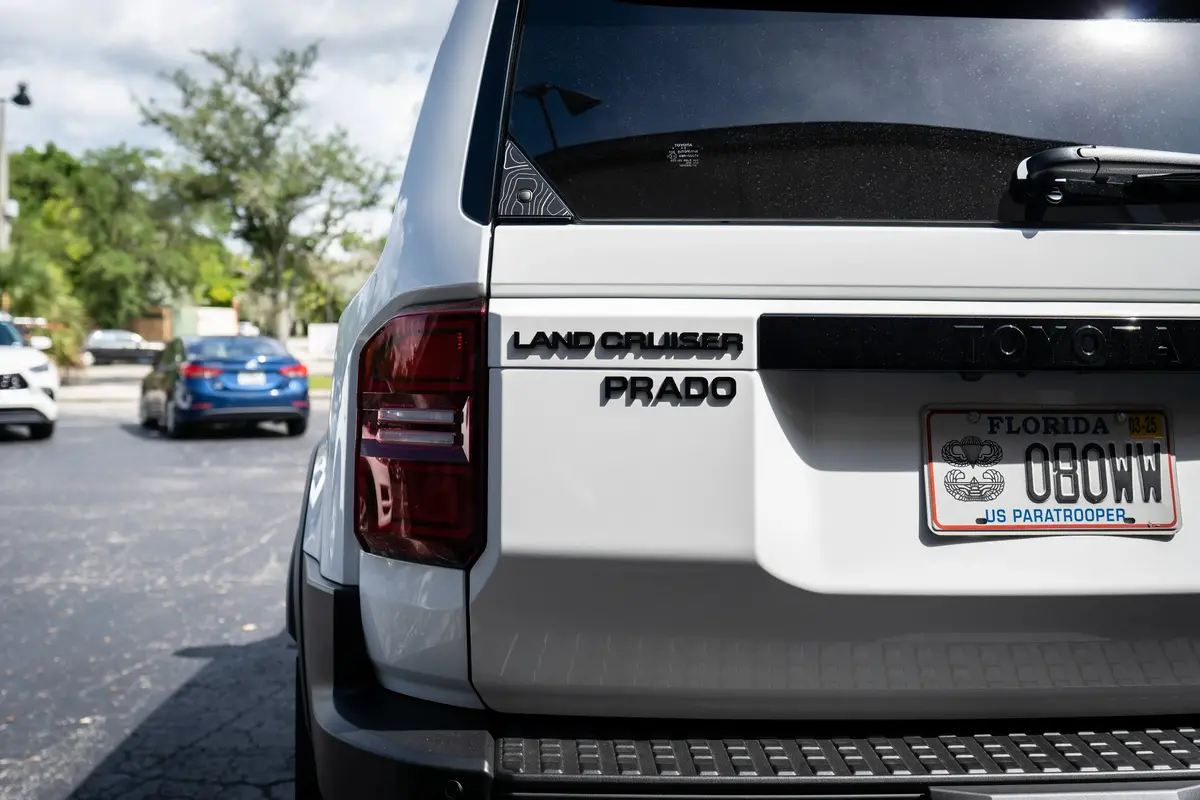 Black "Prado" Acrylic Emblem - 2024+ Land Cruiser 1