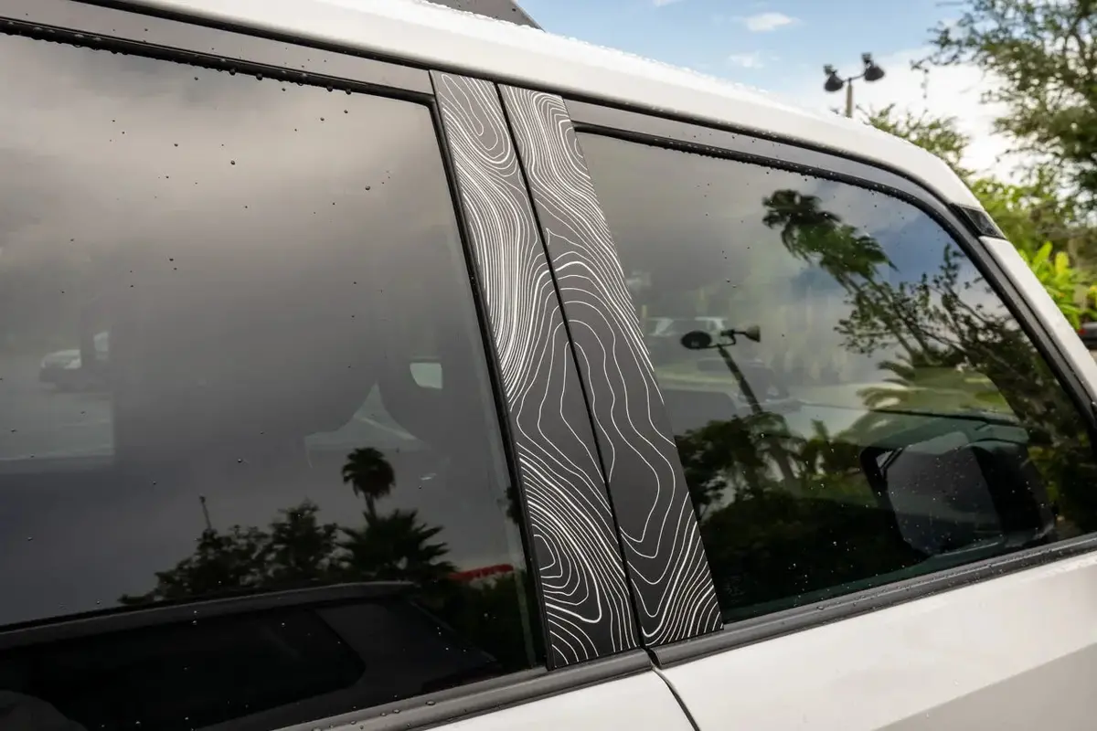 Topographic B Pillar Overlays - 2024+ Land Cruiser / Gx 550 1