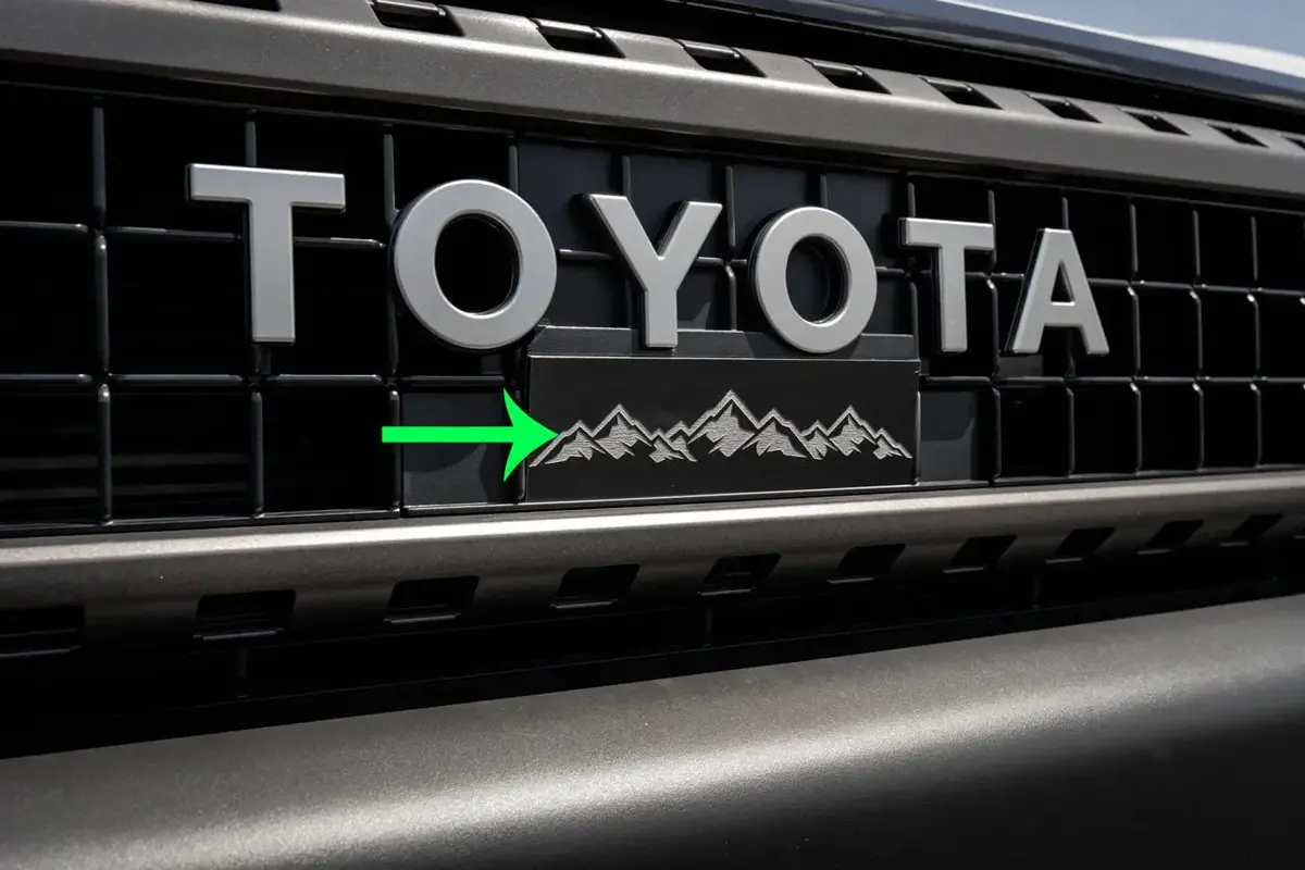 Acrylic Front Grille Emblem - 2024+ Land Cruiser 1