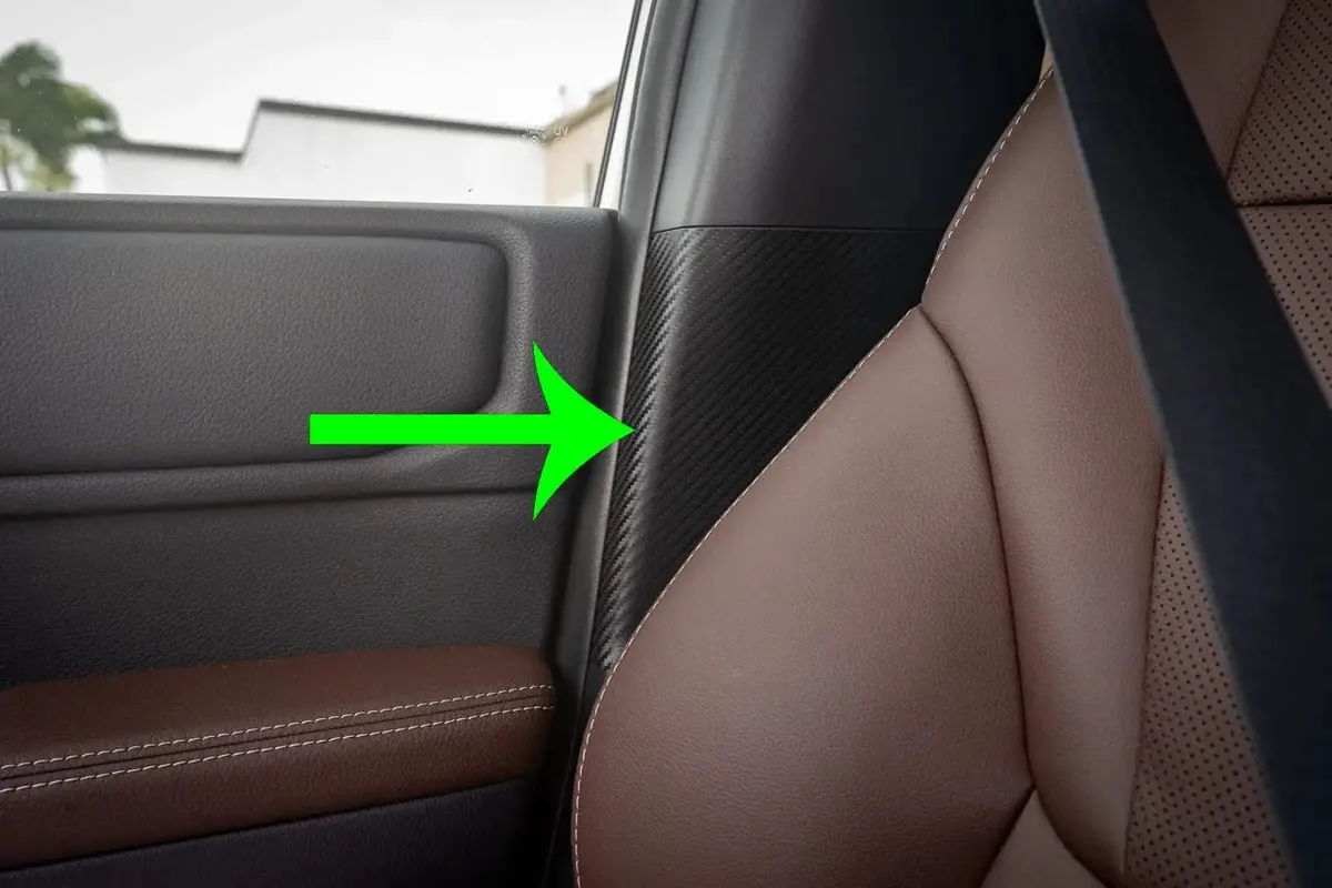 3D Carbon Seatbelt Panel Protection - 2024+ Land Cruiser / Gx 550 1