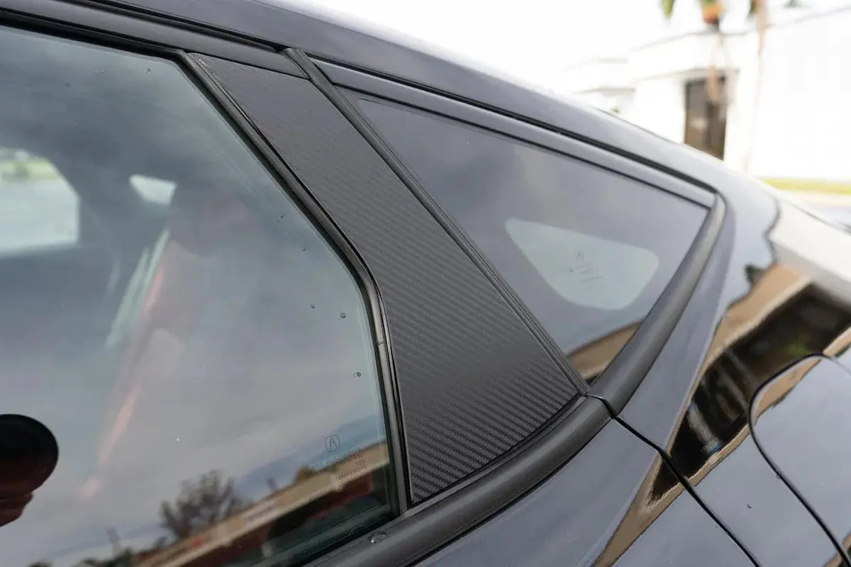 3D Carbon C Pillar Overlay - 2023+ Integra / 2022+ Civic 1