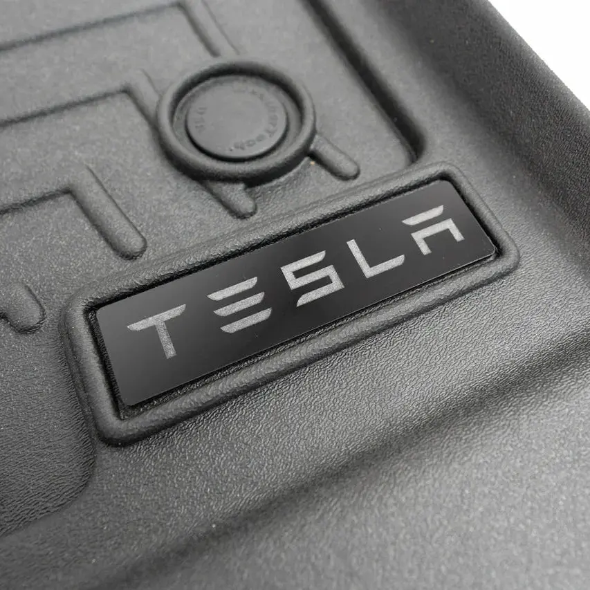 Single Tesla Logo Emblem For Weathertech All Weather Floor Mats (Model S, Model X, Model 3, Model Y) 1
