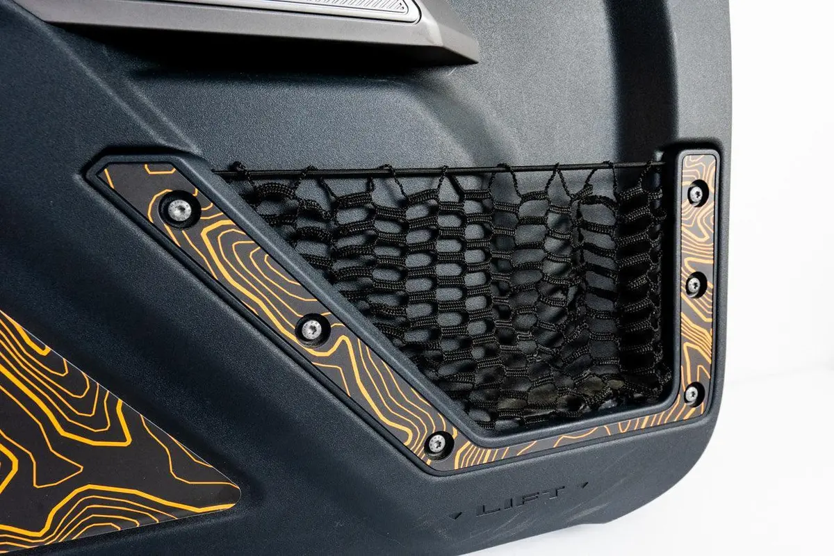 Topo Front Door Net Trim Overlay Kit (Printed Series) - 2021+ Bronco 1