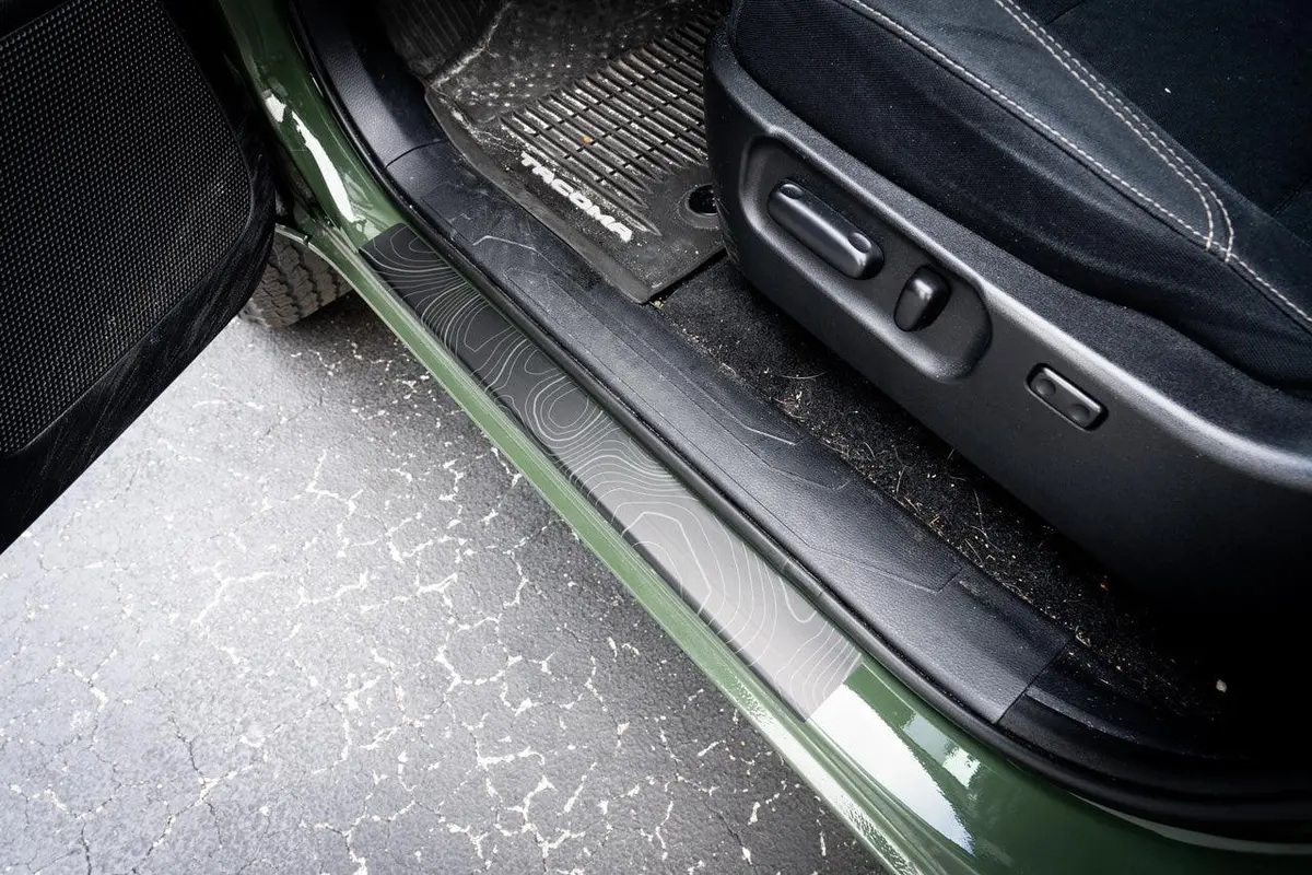 Topo Door Sill Protectors - 2016-2023 Tacoma Double Cab 1