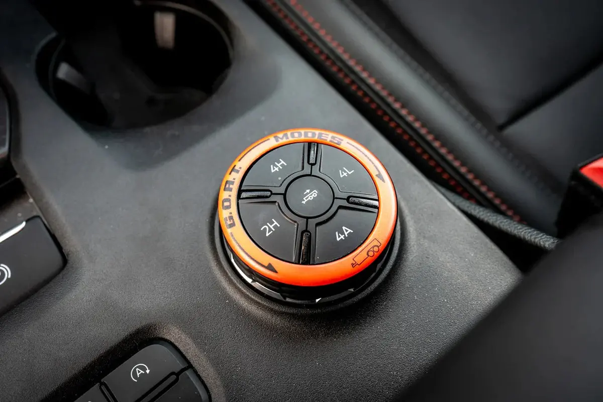 Drive Mode To Goat Mode Dial Ring Overlay - 2024+ Ranger 1